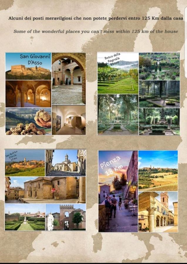 Val D'Orcia Deluxe 2, Raffinata Casa Immersa Nel Verde Con Wifi, Giardino E Parcheggio Montalcino Ngoại thất bức ảnh